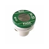 Bussmann s-25bc 25 AmpタイプS time-delay dual-elementプラグヒューズRejectionベース、125 V UL Listed 1-inバッグ