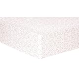 Trend Lab Circles Deluxe Flannel Fitted Crib Sheet, Pink by Trend Lab