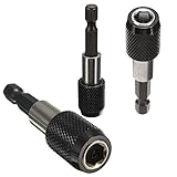 Newter ３ピース　1/4 "6.35 ミリメートル六角シャンク電動ドリル ビット ホルダー クイック　チェンジ　アダプター　ビット　ドリル　チャック