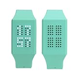 ファッションのクールな防水60デジタルLEDライト明るいタッチスクリーン・シリコン製　スポーツ　ウォッチ 男女兼用(ハッカグリーン )