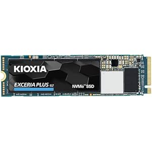 キオクシア(KIOXIA) 内蔵 SSD 2TB NVMe M.2 Type 2280 PCIe Gen 3.0×4 (最大読込: 3,400MB/s) 国産BiCS FLASH搭載 5年保証 EXCERIA PLUS G2 SSD-CK2.0N3PG2/N 【国内正規代理店品】