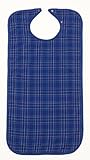 NRS Healthcare Adult Bib / Clothing Protector M29628 - Blue, Long Length by NRS Healthcare