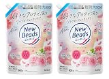 【まとめ買い】花王 ニュービーズ リュクスクラフト ローズ&マグノリアの香り 詰替え用900g × 2個