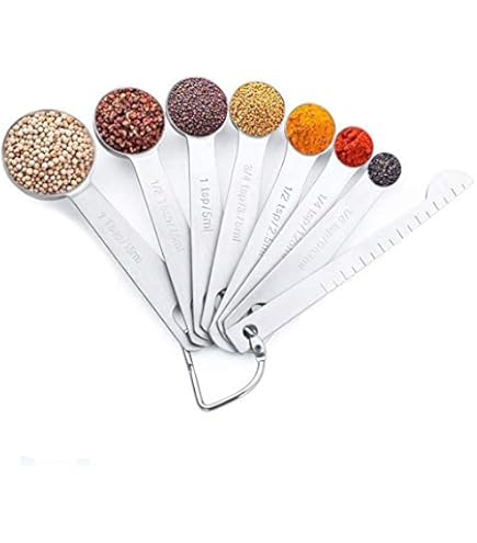 Amazon | Cuisipro ステンレススチール 計量カップとスプーンセット