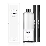 396 st.リードディフューザー 詰め替え用オイル500ml ファイバー製リードスティック10本付き 芍薬 (Peony) ルームフレグランス - プレゼント 女性 誕生日 記念日 線香 贈り物 ギフト 人気