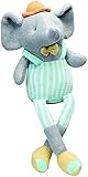Elegant Baby Knittie Bittie Elephant Doll, 15" [並行輸入品]