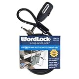 WordLock CL-633-A1 Cablelock Loop & Lock, 8mm/4' [並行輸入品]