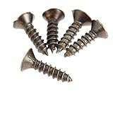 200個入り コネジ トラス頭 取付ネジ 皿タッピング 金属素材 ブロンズ 2.5X10mm