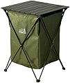 アウトドアマン OUTDOOR MAN アルミテーブル付きダストボックス オリーブグリーン KOGR-004G
