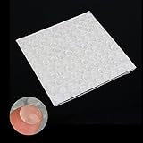 透明粘着家具バンパーパッド、クリア粘着バンパーパッド保護サーフェスセーバーforキャビネット床家具画像フレームカッティング・ボードノイズダンピング、100個のパック