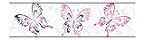 York Wallcoverings CK7608BSMP Candice Olson Kids Butterfly Scroll Wallpaper Memo Sample, 8-Inch x 10
