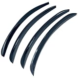TIGRE BLANC オーバーフェンダーモール 汎用 15mm 出幅オーバーフェンダー 泥除け ハミタイ対策 PVC 4本セット 43cm 黒 ブラック [並行輸入品]