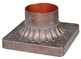 Vaxcel T0038 Pier Mount Adapter 5-3/4", Royal Bronze [並行輸入品]