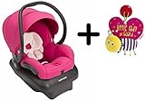 2015 Maxi-Cosi Mico AP Infant Car Seat - Bright Rose + Mamas & Papas Babyplay Little Lady on Board S