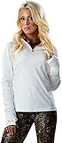 NFLグリーンベイパッカーズレディース" Draft Choice " 1 / 4 Zip Top、クリーム、スモール