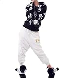 レディース HIP HOP ダンス スエット パンツ (XL　ホワイト)
