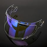 Wayocfei VAS-V MV シールド ラパイドネオ シールド プロシェード 適合：RX-7X アストラル-X アストロGX ラパイドネオ ベクター-X ASTRAL-X ASTRO-GX RAPAIDE-NEO VECTOR-X XD ヘルメット・バイザー 紫外線 吸収 バイクヘルメットアフターマーケット交換 (透明REVOブルー)