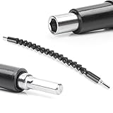 Mallofusa 300mm 1/4" 六角 シャンク フレキシブル シャフト スクリュードライバー ドリル ドライバー 拡張 ツール