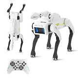Dingdongwu ロボット犬 爪付き - インタラクティブなSTEMペット 音声コントロール付き 30回以上のアクション & リモートコントール 丈夫なデザイン 対象年齢6歳以上