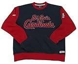 MLBセントルイス・カージナルスダイヤモンドフリースクルースウェットシャツ XL レッド