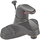 MINTCRAFT 67211-6327H2 1-Handle Lavatory Faucet with Popup, 4-Inch, Venetian Bronze [並行輸入品]