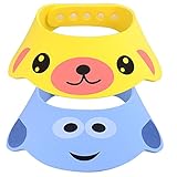 Junda ベビー用品　シャワー用防水帽　防水アイシールドキャップ　2個セット