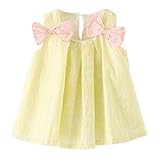 Cutelove ベビードレス　ワンピース　子供　キャミ　韓国風 女の子 夏 蝶結び付き　プリンセスドレス