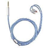 【2022新版】TRIPOWIN Zonie 16 コアー銀メッキケーブル＆SPCHIFIイヤホンアップグレードケーブル (4.4mm-0.78mm2pin, Blue)