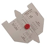 B Baosity ステンレス鋼　フィレットゲージ　測定ルーラ　溶接検査ツール　