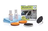 Plastic Polishing, Plastic Restoration Kit (プラスチックおよびアクリル修復用DIY修復キット - ひっかき傷を除去し、曇ったり、色褪せたり、黄色くなったプラ