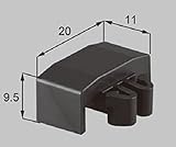 LIXIL部品 新日軽ブランド部品 引違い窓 防虫ピース：下枠網戸防虫ピース[E8GP1489] プライムブラウン[V8GP1489]