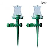 RaiFu スプリンクラー 霧吹き 噴霧 灌漑 散水用具 ガーデニング 芝生 庭園用 カラフル 光沢 2PCS