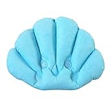 インフレータブルPVCバススパピローソフトタオルクロスシェルサッカーチューブクッション - ブルー