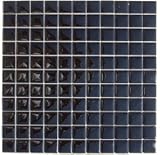 昔からのタイル　２５ｍｍ角　黒　Ｎ-２０
