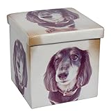 ボックススツール 折りたためる収納ボックススツール No.47 合成皮革