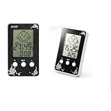 DG-4100/B デジタル温度計時間温湿度計 DG4100 Black [並行輸入品]