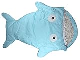 Strosportsandtech Blue Whale Shark Baby Boy Sleeping Bag Infant Toddler Swaddle Blanket [並行輸入品]