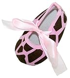 CHUBBY FOOTIQUE Baby Pre-Walker Crib Shoes With Satin Ribbon Ties And A Headband To Match 9 - 12 Mon
