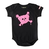 RockabyeBaby ロッカバイベイビー【正規代理店輸入】 オーガニックコットン 半袖ボディ 6-12M（GIRL） rbb0002-02
