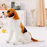 ラブラドール 犬 ぬいぐるみ ぬいぐるみおもちゃかわいい 動物玩具 抱き枕 人形 動物 ギフト 女の子 キッズ 子供用 人形ちゃ 鈴付き モケット 優しい手触りリアルなぬいぐるみ巨大ビーグル犬のおもちゃぬいぐるみ犬のぬいぐるみ子供向けギフト (sitting,30cm)