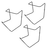 ブラックアンドホワイト ハイヒールラック 3個入 ブラック 003374