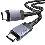 UGREEN USB Cケーブル 240W USB3.2 Gen2 タイプC PD3.1超急速充電 4K 60Hz 映像出力 10Gbps高速転送 充電ケーブル Type-C iphone17/16 Pro Max,MacBook Pro 16/14,iPad Air,ThinkPad E16/X1,Dell XPS,Galaxy S24等USB-C各種対応 2M