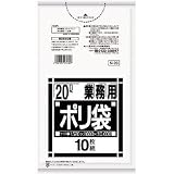 日本サニパック:サニパック N-23Nシリーズ20L 透明 10枚 N-23-CL 型式:N-23-CL（1セット:10枚入）