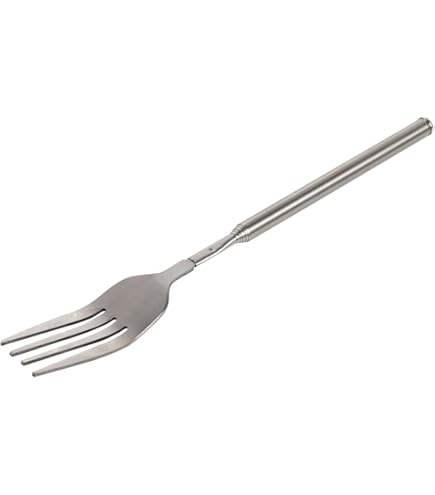 Amazon.co.jp: Zerodis ロングハンドルフォーク 24cm～64cm調節 BBQ