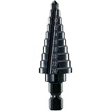 TRUSCO(トラスコ) ステップドリル 2枚刃黒染め表面処理 6~24mm 段数10 NMS-24