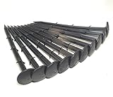 防草 植栽 植生 シート 固定 ロング ピン PP 抗 100本 セット 農業 家庭 菜園 ガーデニング 除草 地盤