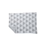 Barefoot Dreams Cozychic Tri-Color Pillow Blanket - Ocean-Blue-White by Barefoot Dreams