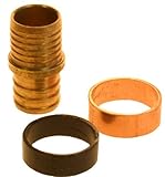 配管工's Choice 90626 Qestpex Transitional継手with 3 / 4インチPoly To Pex、真鍮( 10個パック)