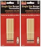 テイラー精密製品使い捨てHamburg温度計 2 Pack F6XS.8772WW#TaylorBurgerThermometer2pk