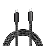 明誠 USB Type C 充電ケーブル USB C to C PD60W対応【長さ2m】急速充電 iPhone 16 充電ケーブル USB Type-C to Type-C 高速データ転送 USB2.0 高耐久 ナイロン編み素材 MacBook Pro、iPad、iPhone 16 Pro Max、iPhone 15、Galaxy等USB-C機種対応(2m、ブラック)